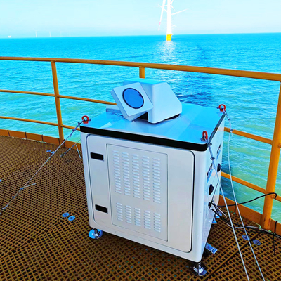 Dokładność Lidar wiatru z 360° poziomym -10°~190° szerokością pionową 0.1m/s Dokładność prędkości wiatru