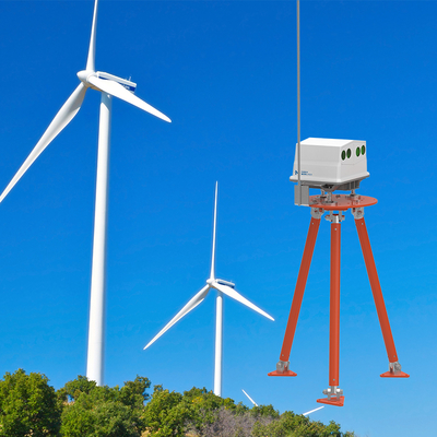 Nowoczesna technologia Lidar do pomiaru energii wiatru Warstwa 10 Jednostka danych IP IP54/65