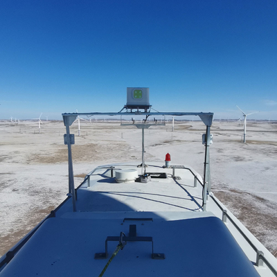100 VAC-240VAC Molas Wind Lidar System Dokładność wskazywania wiązki 0,1 stopnia