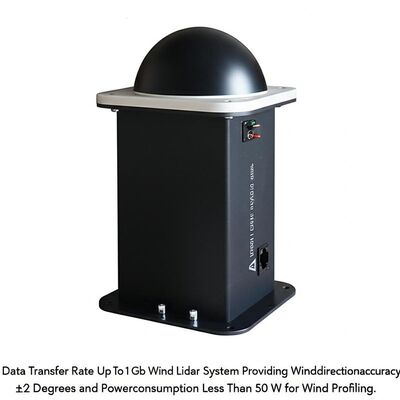 kupować Przesyłanie danych do 1 Gb / s System Lidar Wiatru Zapewniający dokładność kierunku wiatru ± 2 stopni i zużycie energii Mniej niż 50 W dla profilowania wiatru online manufacture