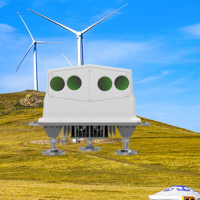kupować Zakres przyspieszenia minus 0,5 g do 0,5 g Lidar wiatrowy zamontowany na nacelle oferujący głowicę optyczną IP67 zaprojektowaną do precyzyjnego pomiaru wiatru na turbinach online manufacture