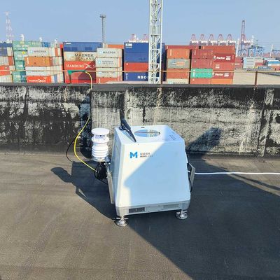kupować Kierunek 0-360 stopni Laserowy pomiar prędkości wiatru Format danych ASCII Lidar wiatru online manufacture