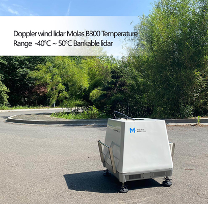 Bankable Doppler Wind Lidar Molas B300 Zakres temperatur -40 ℃ ~ 50 ℃
