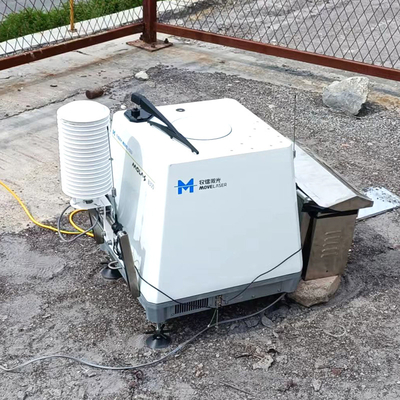 Koherentny Doppler 12-warstwowy pulsowany laserowy wiatr Lidar 220VAC zasilany prędkością próbkowania 1Hz Moc 60W