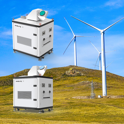 Zaawansowany odległość Doppler Wind Lidar z metodami skanowania PPI RHI i 15 km zasięgu akwizycji