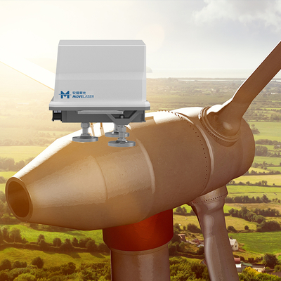 Maksymalny rozmiar przelotu 500 mm Lidar dla turbin wiatrowych IP54/65 Prędkość wiatru granicznego 70 m/s dla wydajności i efektywności
