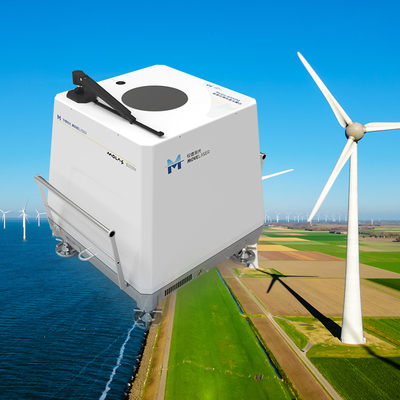 1Hz Prędkość pobierania próbek Wiatr morski Lidar Remote Wind Measurement Tool for Wind Speed Range 0-75m/s