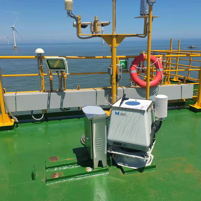 Trendy pomiaru wiatru na morzu Wind Lidar System Kąt nachylenia stożka 28 stopni